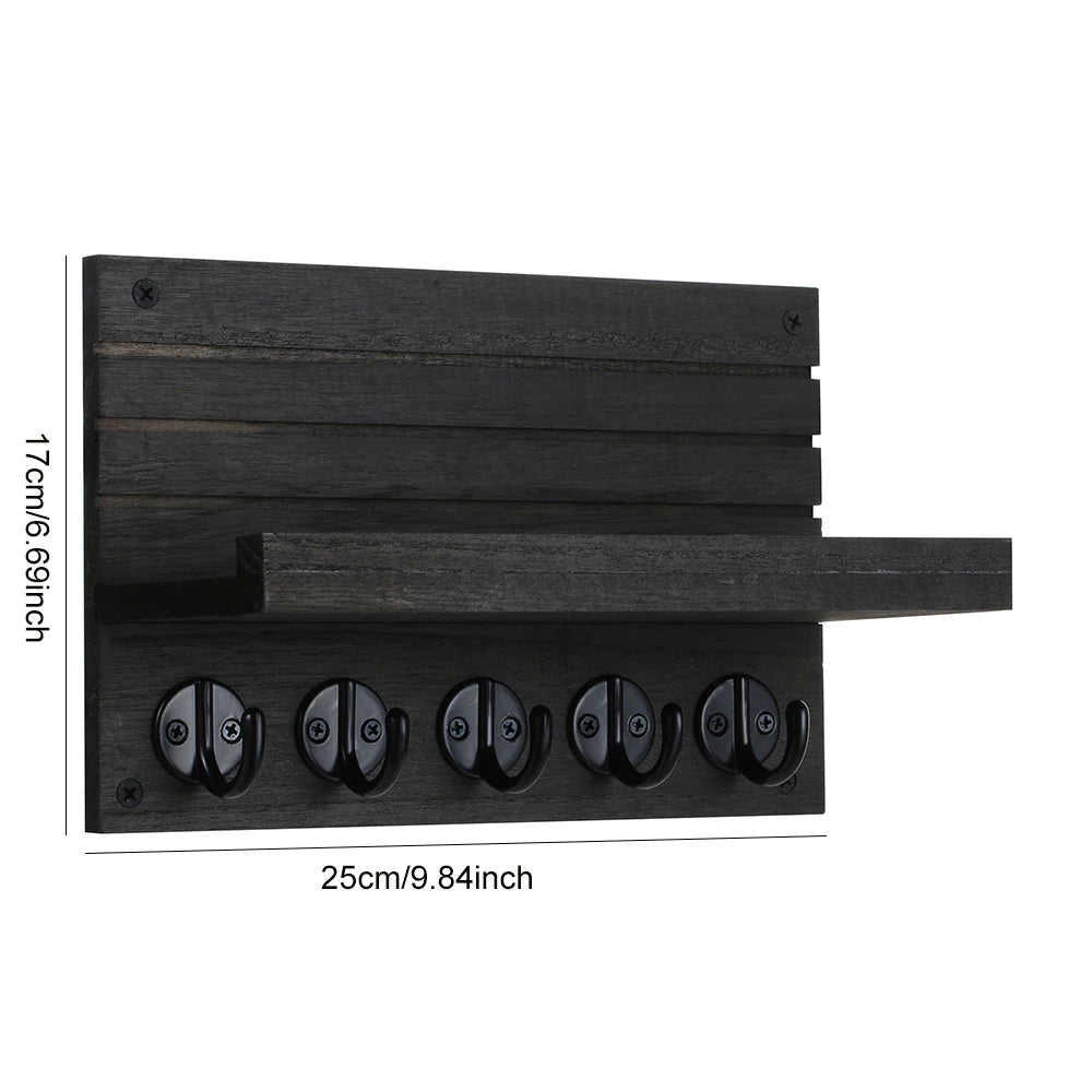 Wooden Entryway Organizer