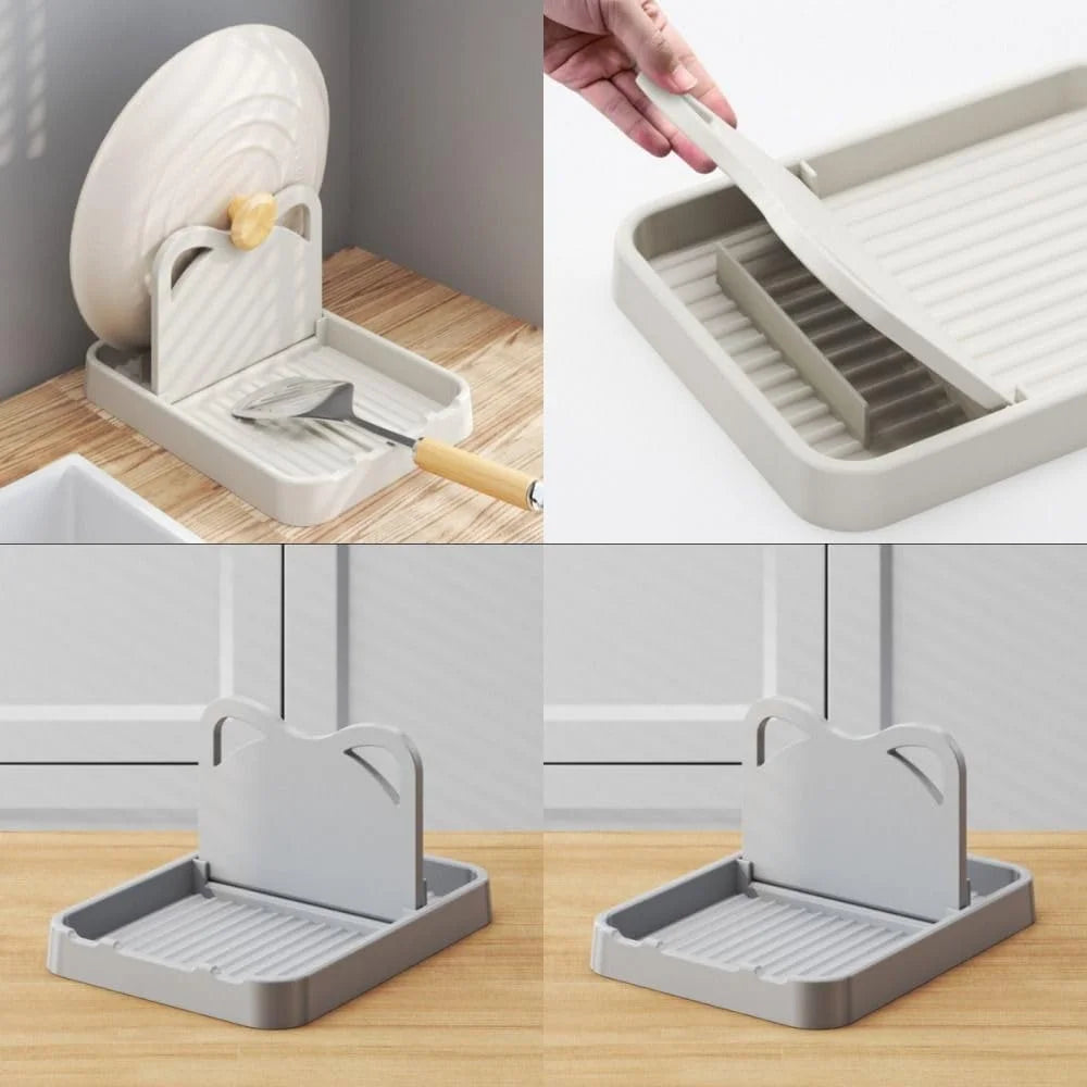 Countertop Spoon & Lid Rack