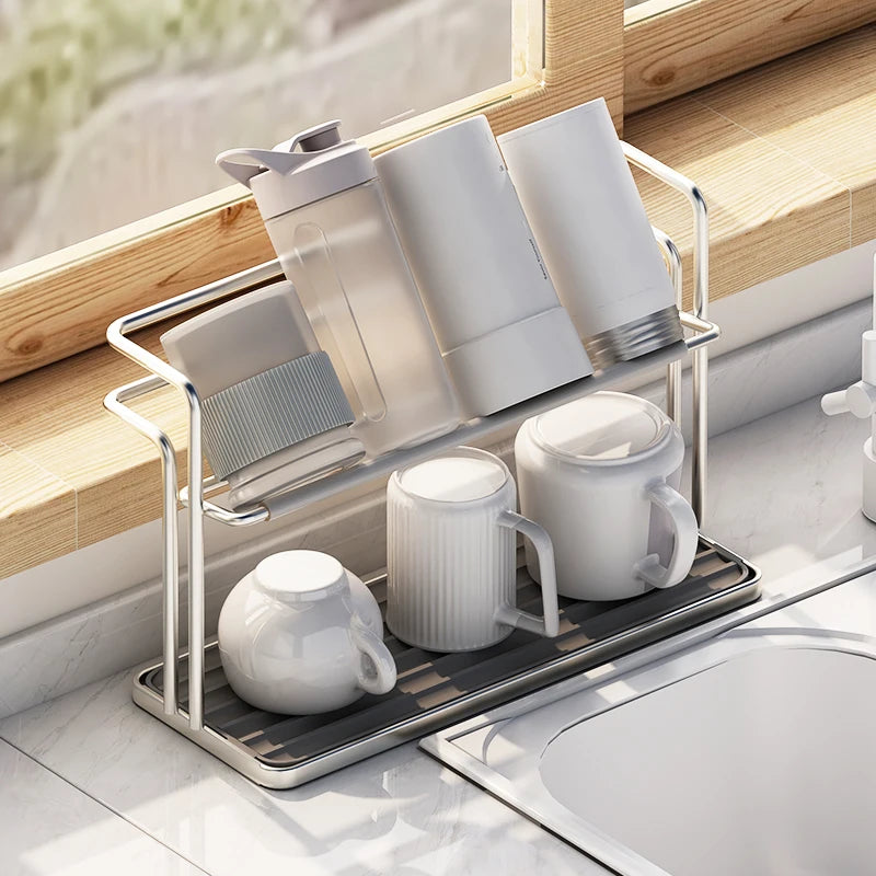 2-Tier Hanging Mug Rack