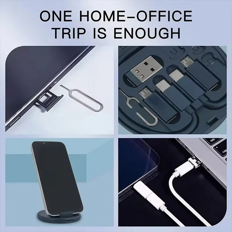 Multi-Function Charging Cable Storage Case