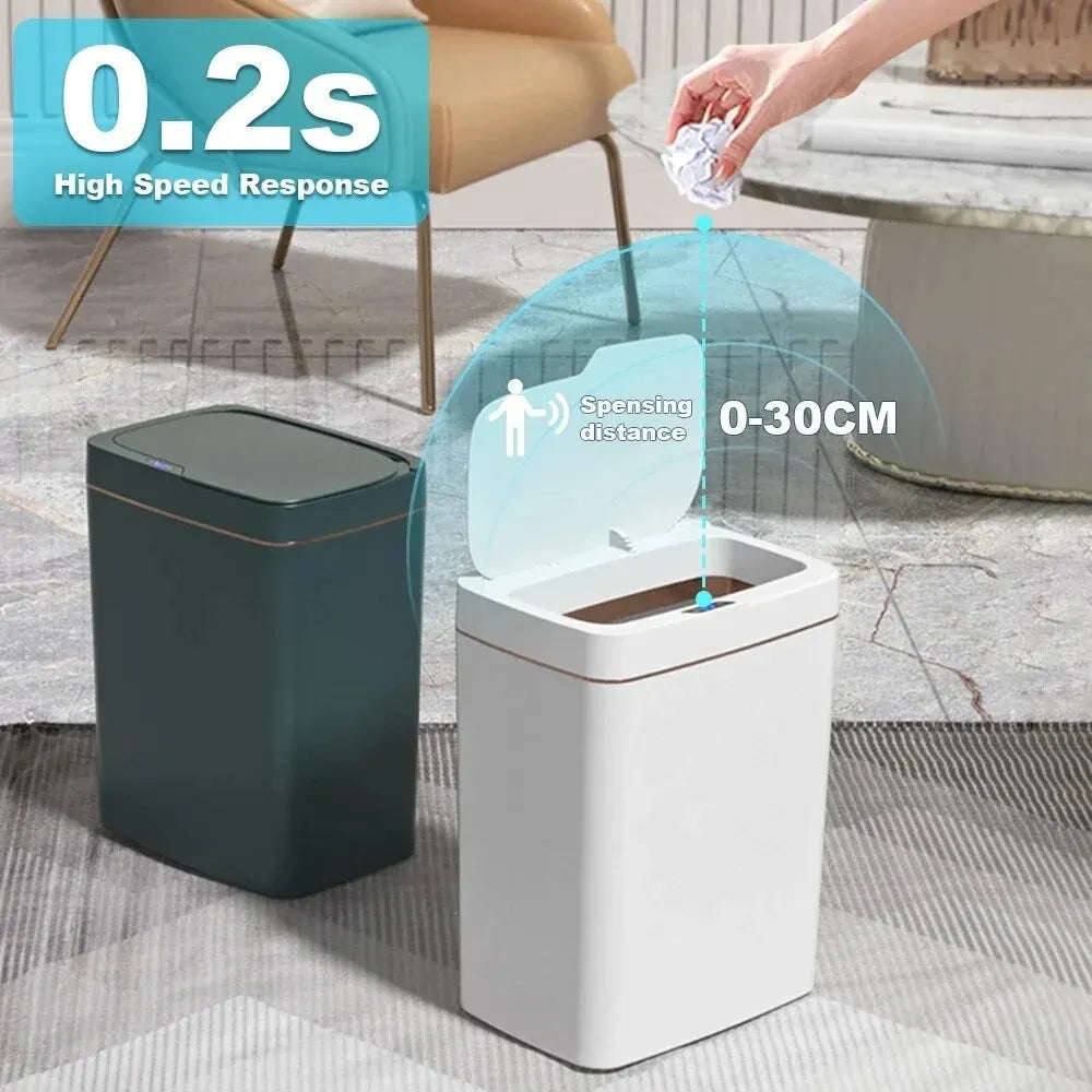 Smart Touchless Waste Bin – 15L