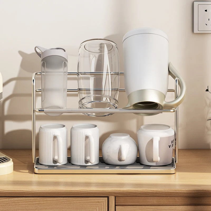 2-Tier Hanging Mug Rack