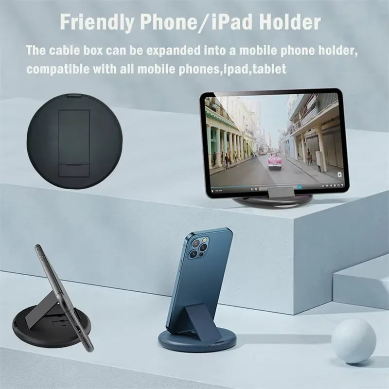 Multi-Function Charging Cable Storage Case