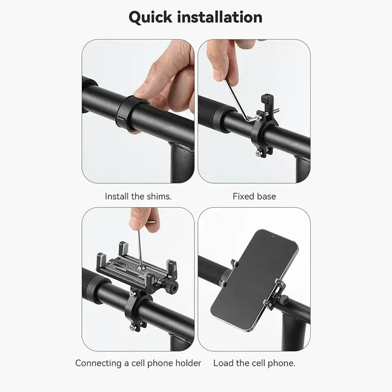 CNC Metal Bicycle Phone Holder