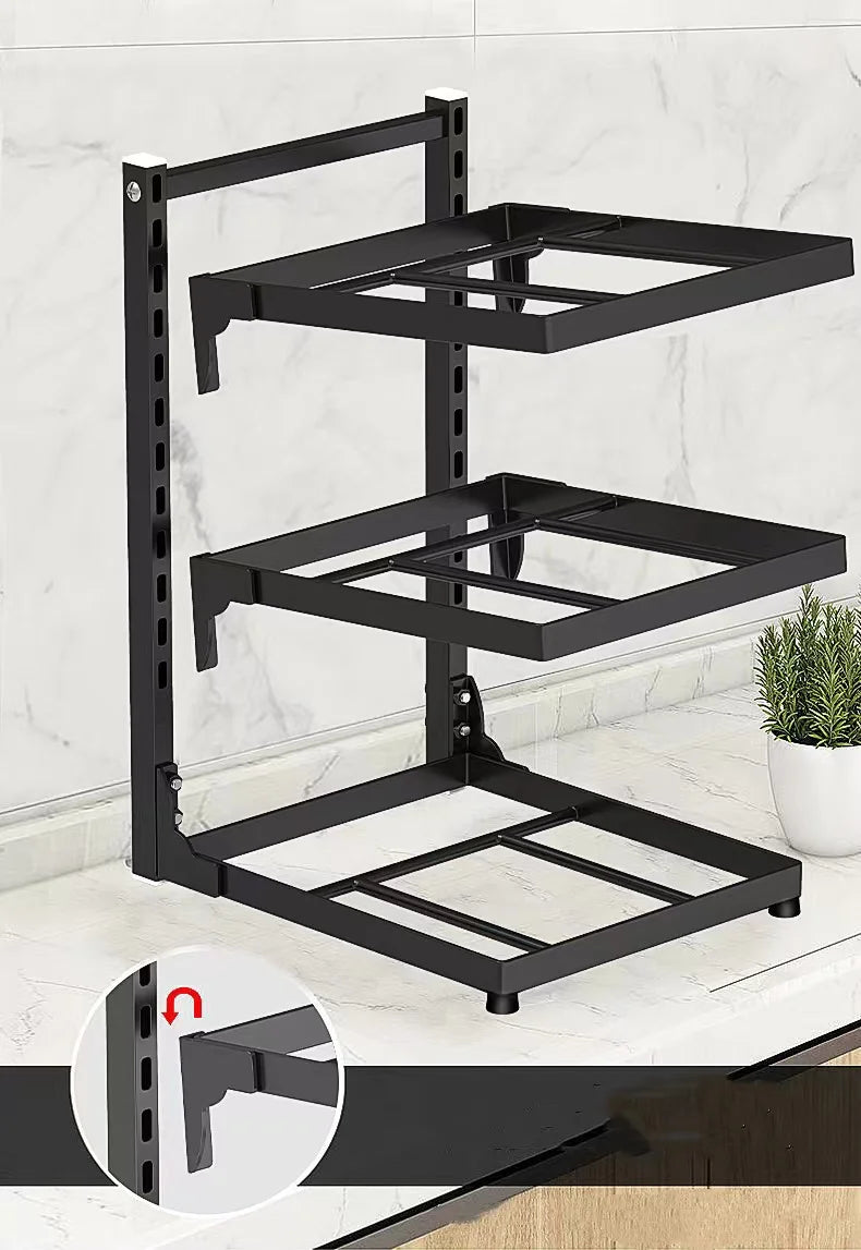 Kitchen Cabinet Storage Rack