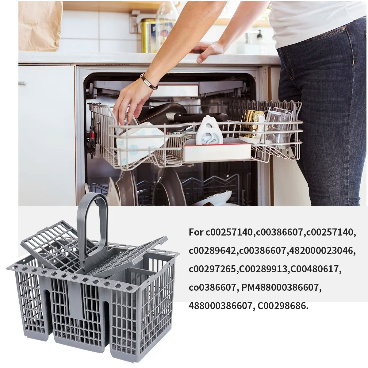 Universal Dishwasher Cutlery Basket
