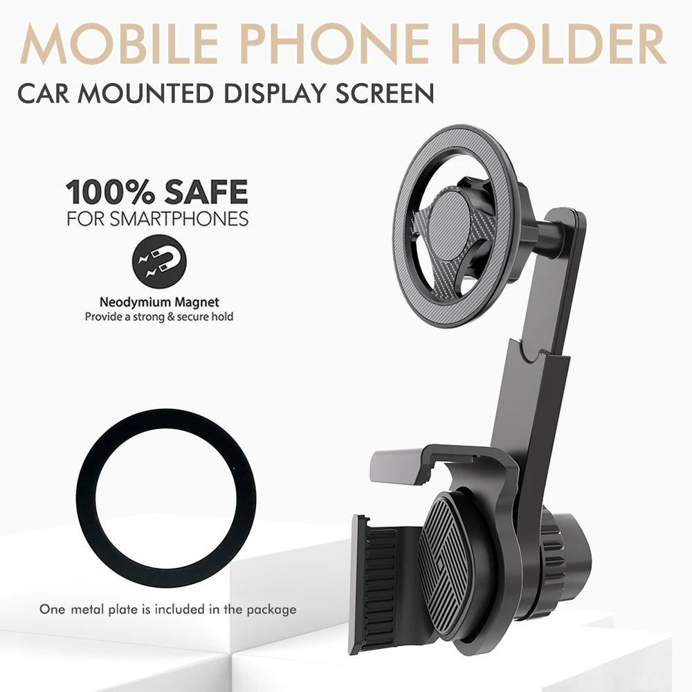 Foldable Magnetic Car Phone Holder