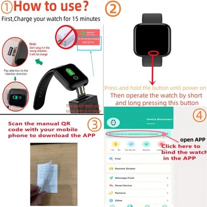 Smart Watch with Fitness Tracking