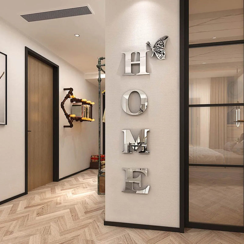 3D Mirror Entrance Decor
