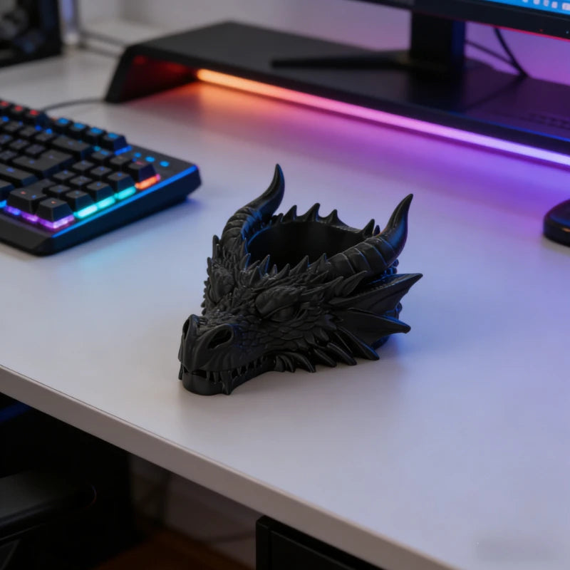 Dark Fantasy Dragon Desk Decor