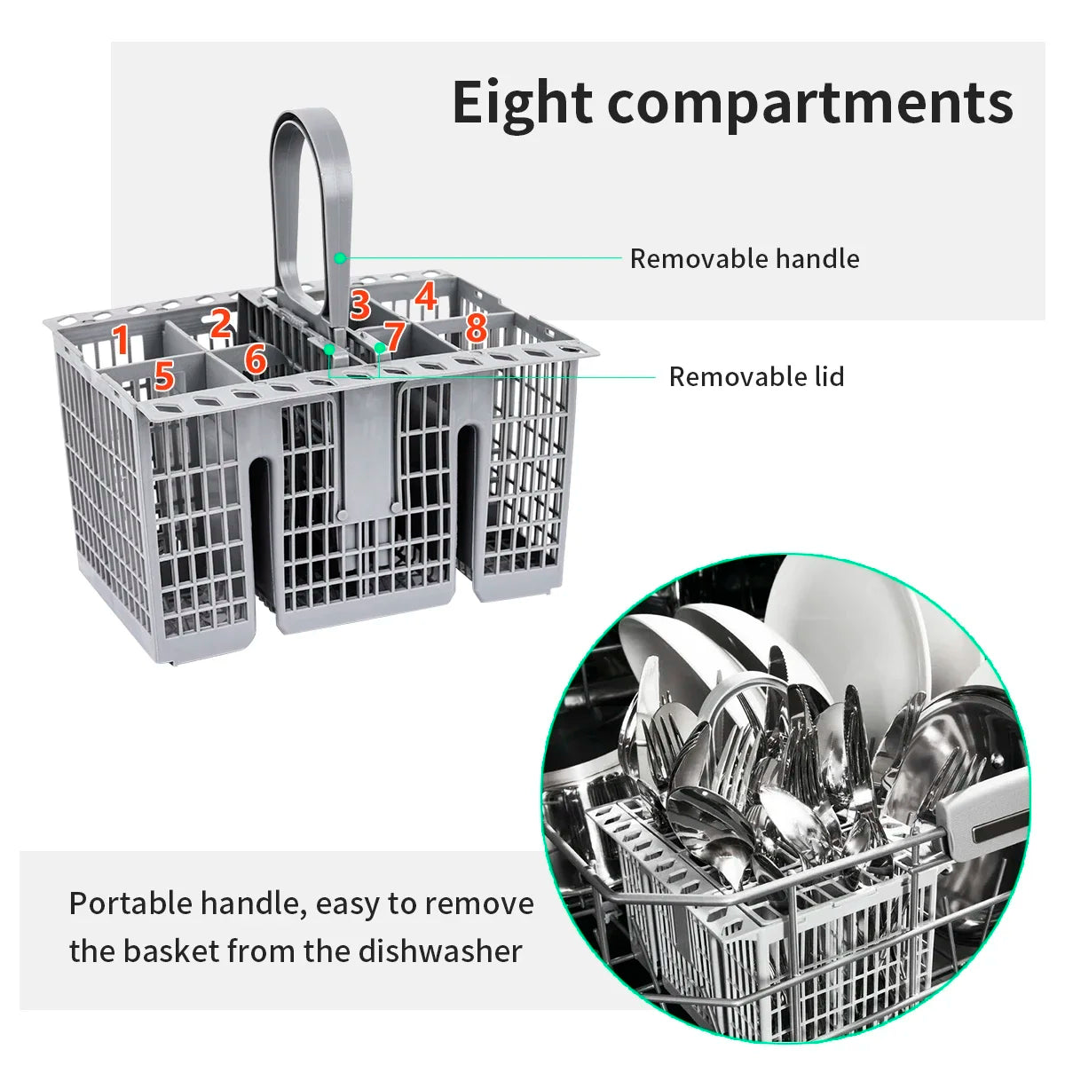 Universal Dishwasher Cutlery Basket